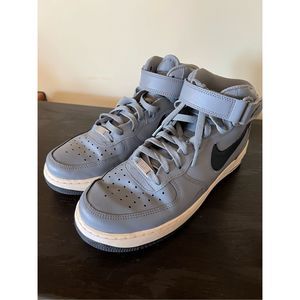 Men’s Nike Air Force 1 mid 07 cool gray sz10